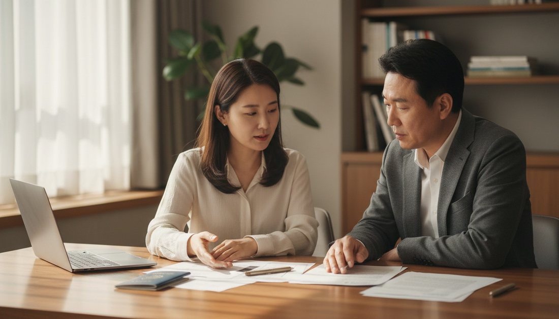 상담 장면 (AI 생성)
